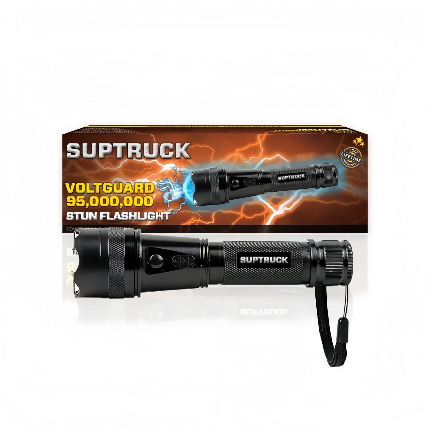 SUPTRUCK™ VoltGuard X95 Tactical Stun Flashlight
