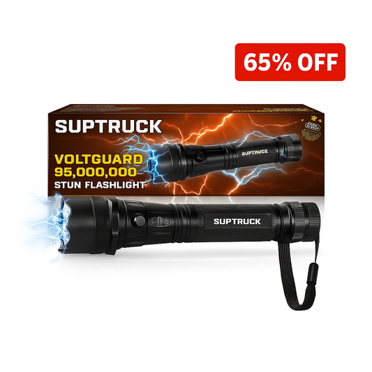 SUPTRUCK™ VoltGuard X95 Tactical Stun Flashlight
